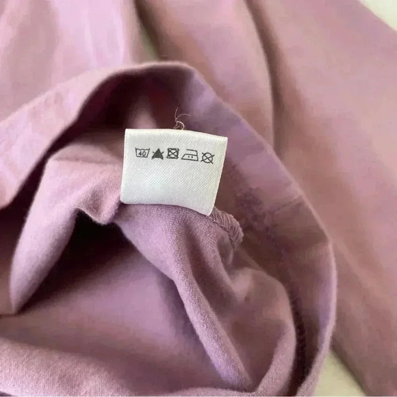 Loro Piana Purple Crewneck Long Sleeve Cotton Blend Size 48 - Picture 5 of 9